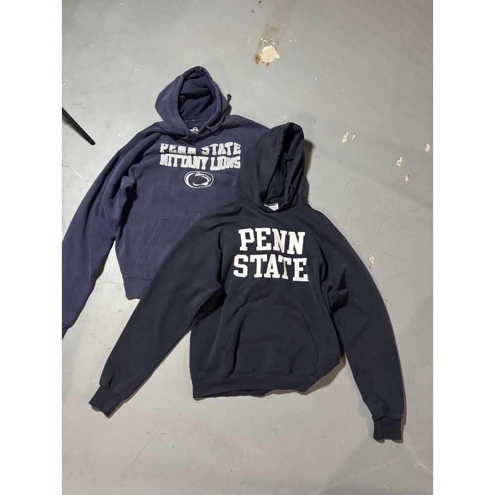 2 Penn State Graphic Vintage Hoodies Champion Size M & L